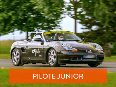 Coffret cadeau Pilotage pour enfant : 5 tours en Porsche Boxster