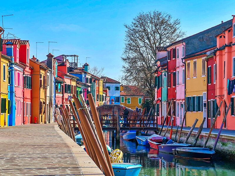 Alla scoperta del vetro soffiato: tour in barca a Murano per 4 persone con sosta a Burano