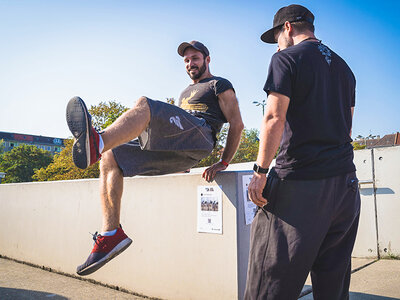 Cofanetto Passione Parkour: 1 lezione privata di 1 ora per 2 con kit TRUST Cube incluso