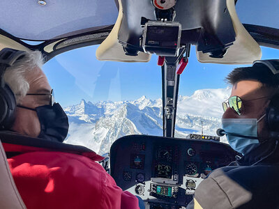 Vol en hélicoptère Lama SA315B de 30 minutes pour 4 personnes