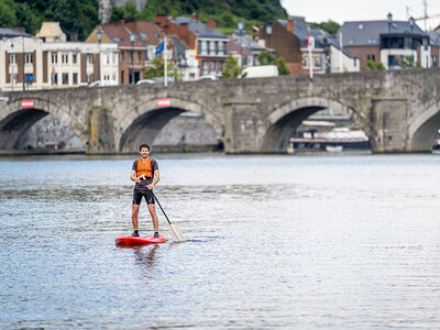 Coffret 1h de paddle ou canoë-kayak pour 4 personnes sur la Meuse