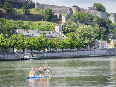 Coffret cadeau 1h de paddle ou canoë-kayak pour 4 personnes sur la Meuse