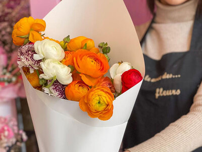 Coffret Livraison mensuelle d’un bouquet de fleurs à domicile pendant 3 mois