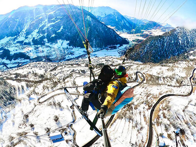 20-minütiger Gleitschirmflug in Villeneuve