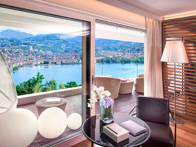 Paar-Spa-Day: 1 Tag Zugang im 5* Superior The View Lugano