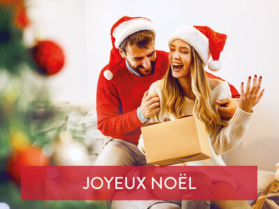 Coffret cadeau Coffret cadeau de Noël : 1 séjour ou 1 activité en couple