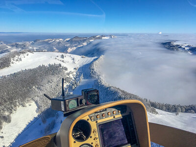 Excursion aérienne : vol panoramique des Alpes en hélicoptère de 40 min avec pause grillades