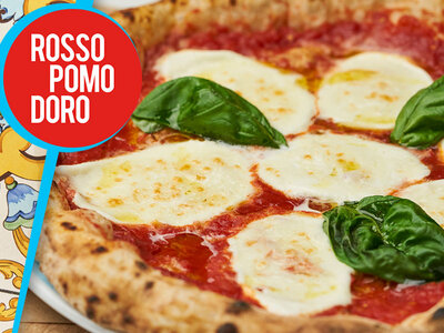 Cofanetto regalo Rossopomodoro: 1 pizza a scelta con bevanda inclusa per 2 buongustai