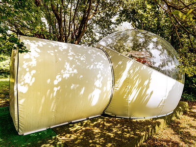 Cofanetto 1 notte di Bubble Glamping con idromassaggio e Prosecco