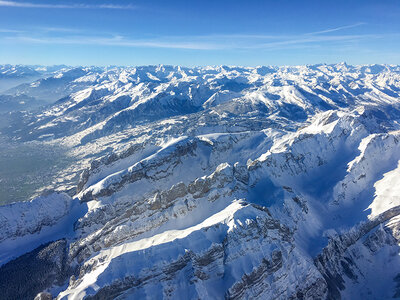 Coffret cadeau Vol privé en montgolfière d'1h30 dans le pays d'Appenzell pour 5 personnes