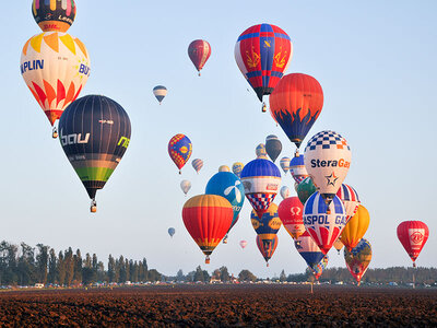 Private Ballonfahrt 1 Std. 30 Min. im Kanton St. Gallen für 5 Personen