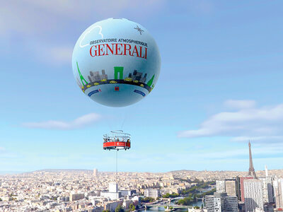 Coffret Élévation en montgolfière pour 2 dans le ballon Generali au-dessus de Paris