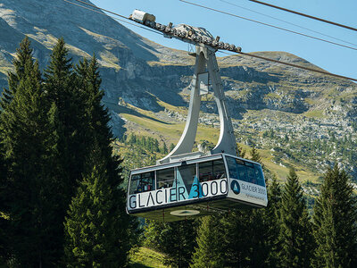 Coffret 2 tickets pour le téléphérique pour une aventure en duo au Glacier 3000 en Suisse