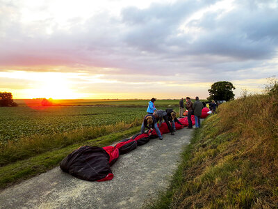 Doos Ballonvaart met champagne in de Ardennen voor 1