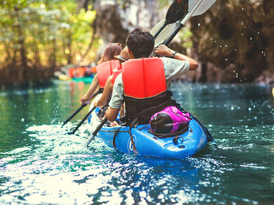 Caja Descenso del río Sella de 4 horas para 2 personas