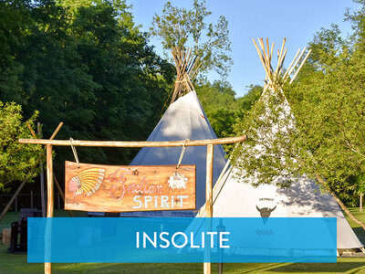 Coffret cadeau Séjour insolite en tipi de 5 jours près de Limoges