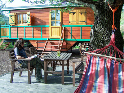 Coffret cadeau Séjour insolite en famille : 3 jours en roulotte près de Montélimar