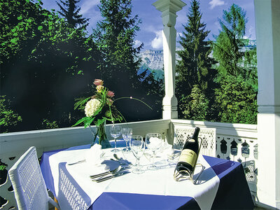 1 romantica notte in hotel 4* Schweizerhof Flims Romantik Hotel