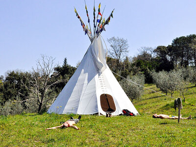 Cofanetto regalo 1 notte di insolita magia in Tepee in Toscana