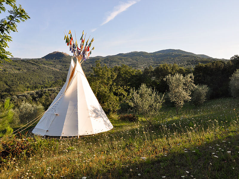 2 notti in Tepee in Toscana con Prosecco e prodotti locali