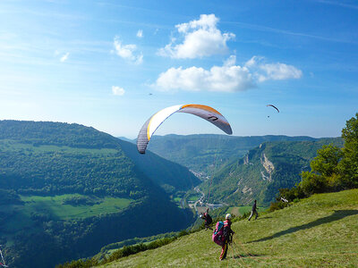 Vol en parapente de 25 min avec photo-souvenir près du mont Blanc pour 1 personne