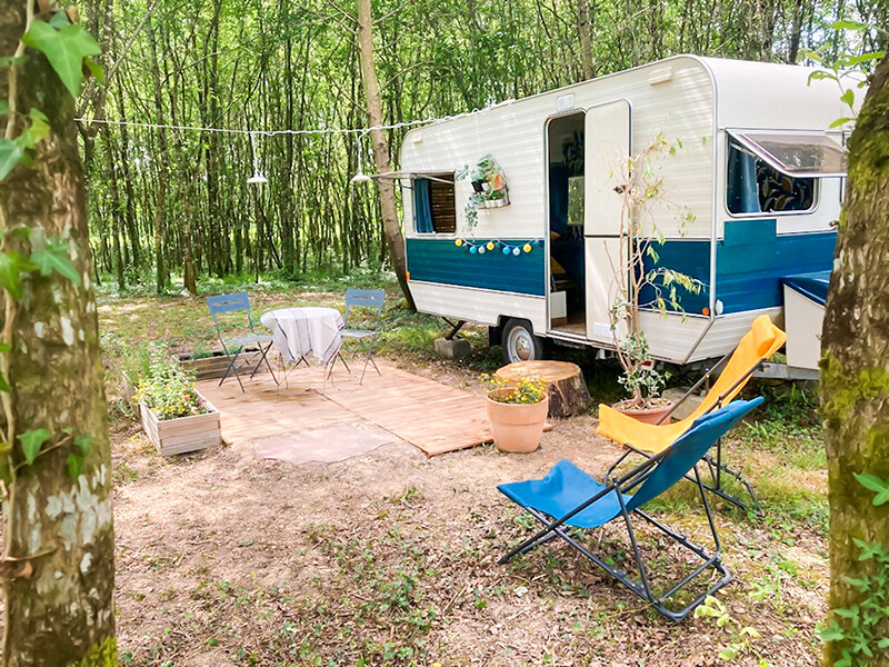 Séjour au calme en caravane près de Mont-de-Marsan