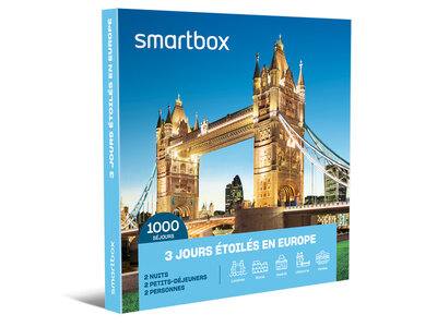 Coffret cadeau 3 jours étoilés en Europe