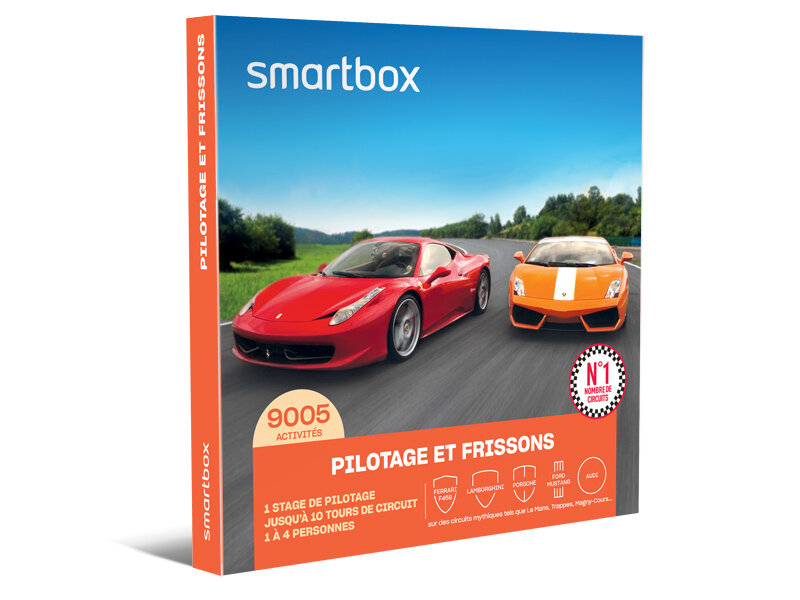 SMARTBOX - Coffret Cadeau Stage de pilotage : 9 tours sur le