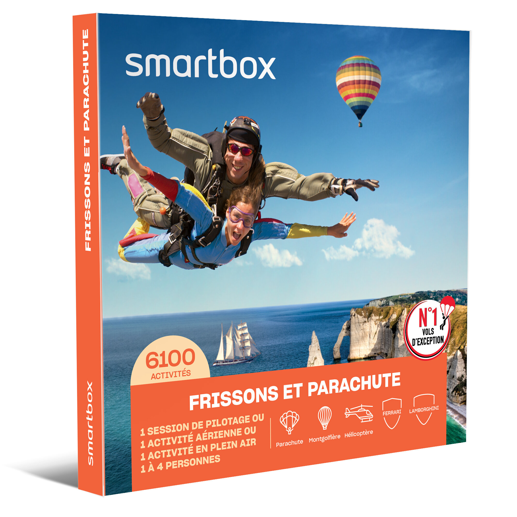 Coffret cadeau Frissons et parachute - Smartbox