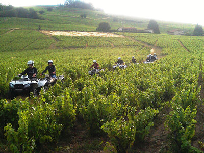 Coffret Excursion en quad de 2h près de Limoges pour 2 adultes et 2 enfants.