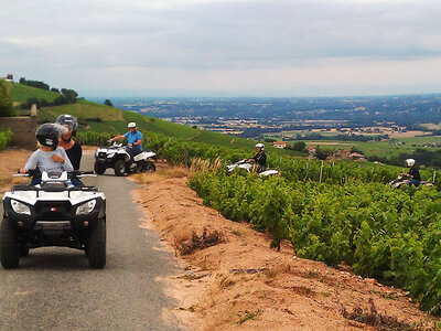 Coffret Quad en famille : randonnée de 2h pour 2 adultes et 2 enfants près de Brive-la-Gaillarde