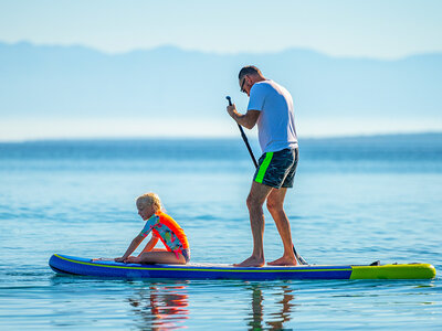 Coffret cadeau Initiation au stand-up paddle sur le lac Lugano pour 2