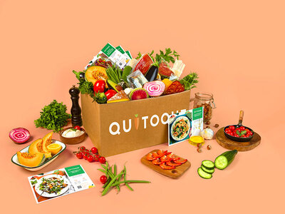 Coffret cadeau 2 repas Quitoque au choix à cuisiner pour 2, livrés à domicile