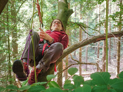 Coffret cadeau Activité insolite : 1h30 d’initiation à la grimpe d’arbres pour 2