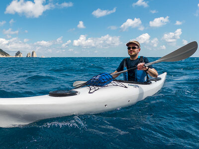 Romantica escursione notturna in kayak alla scoperta di Capri per 2 persone