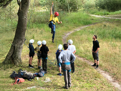 Atelier accrobranche et escalade d'arbres de 2h30 avec collation pour 2