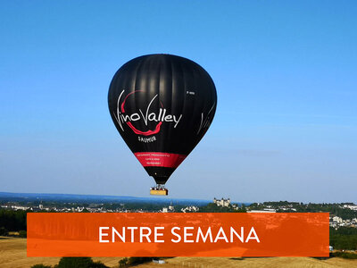 Caja regalo 1 hora de vuelo en globo en Francia entre semana para 2