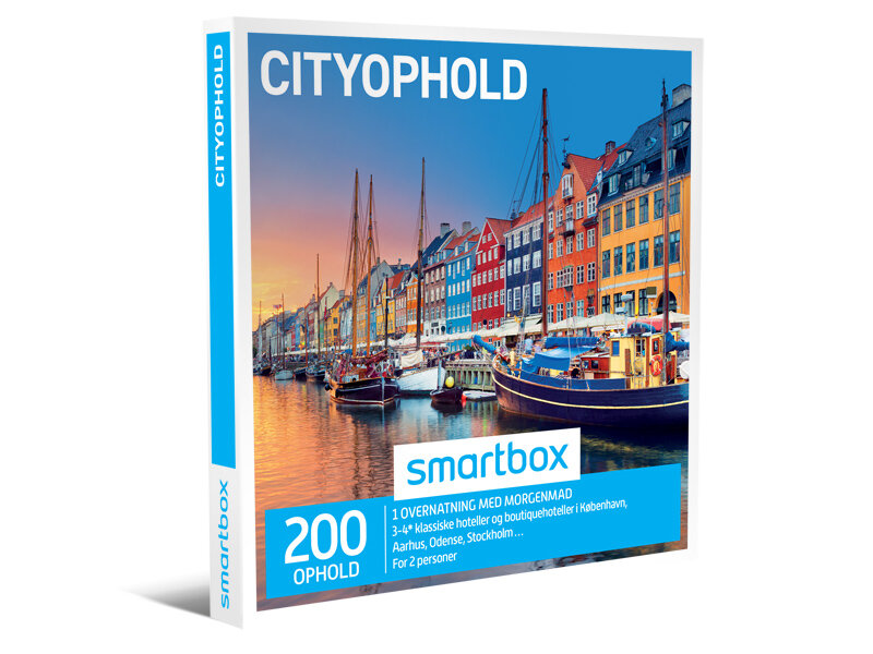 Oplevelsesgave Cityophold - Smartbox