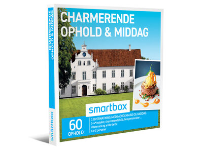 Gaveæske Charmerende ophold & middag