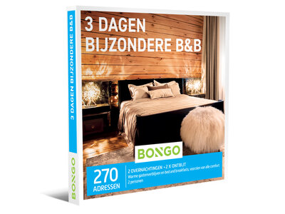 Cadeaubon 3 Dagen Bijzondere B&B