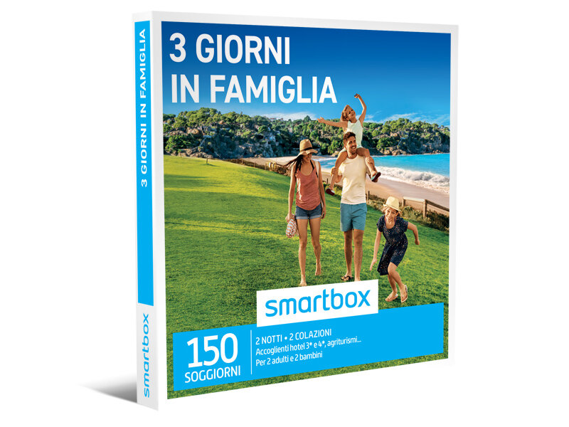 Cofanetto Regalo per la Famiglia Smartbox 3 Giorni In Famiglia 