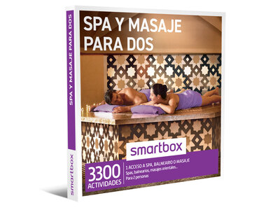 Caja regalo Spa y masaje para dos