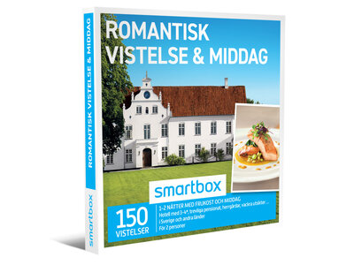 Presentbox Romantisk vistelse & middag