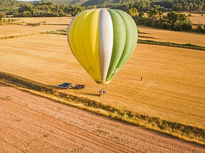 Aventura para 1: vuelo en globo por Osona con reportaje y brindis