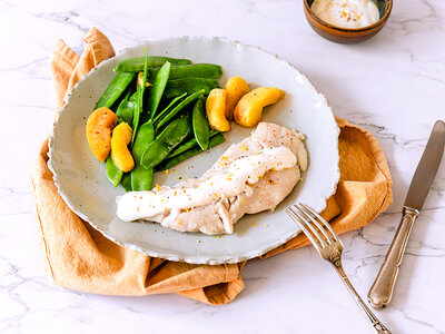 Coffret Panier à cuisiner Recettes et Cabas pour 4 personnes avec 3 délicieuses recettes et une option gourmande au choix