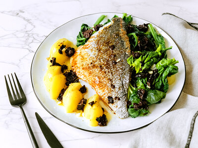 Coffret Panier à cuisiner Recettes et Cabas pour 2 personnes avec 4 délicieuses recettes