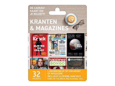 Coffret cadeau Journaux & magazines