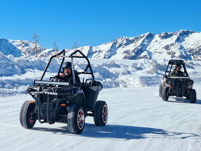 Session de pilotage de buggy sur glace à l'Alpe d'Huez