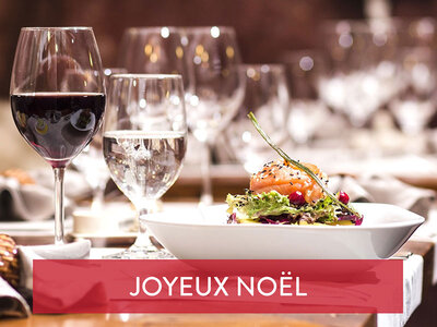 Coffret cadeau Joyeux Noël : souper gastronomique pour 2 gourmets