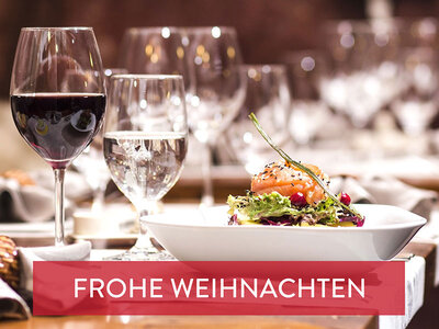 Geschenkbox Fröhliche Weihnachten: Gourmet-Dinner für 2 Feinschmecker